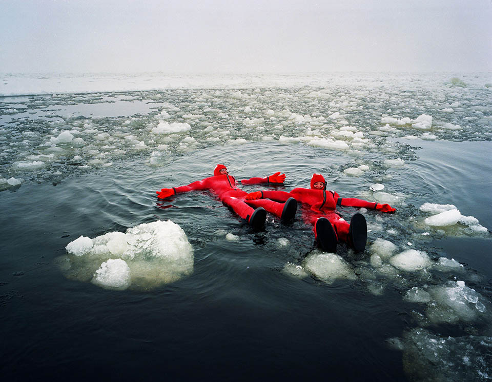 Плавание во льду Ботнического залива